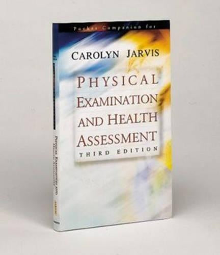 Pocket Companion for Physical Examination and Health Assessment