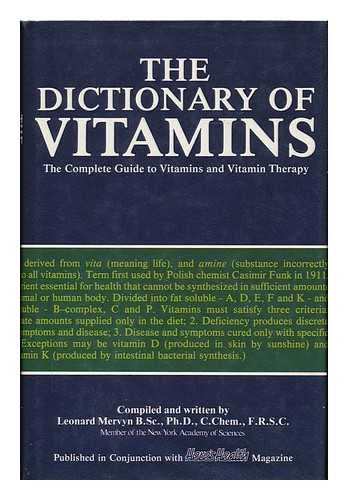 Dictionary of Vitamins