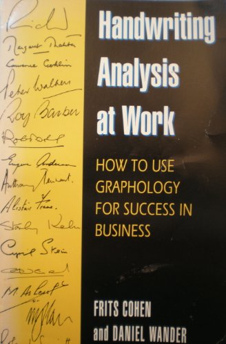 Handwriting Analysis at Work