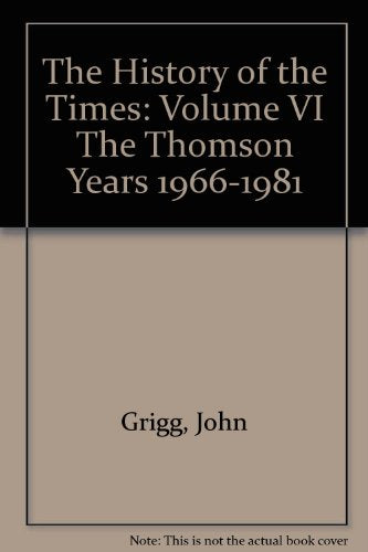 The History of the "Times"