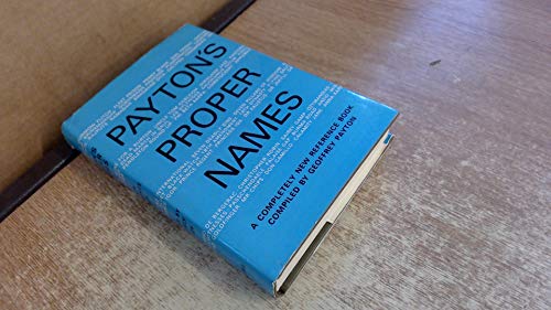 Proper Names