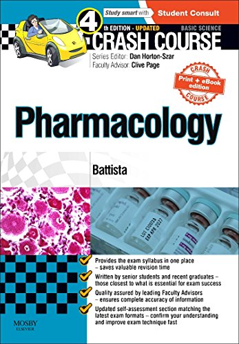 Crash Course: Pharmacology Updated Print + eBook edition