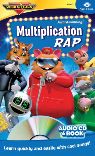 Multiplication Rap Audio CD and Book by Rock 'N Learn