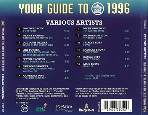 Your Guide to North Sea Jazz Festival 1996