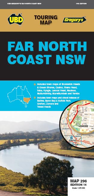 Far North Coast NSW Map 296 14th ed