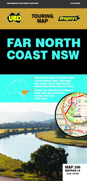 Far North Coast NSW Map 296 14th ed