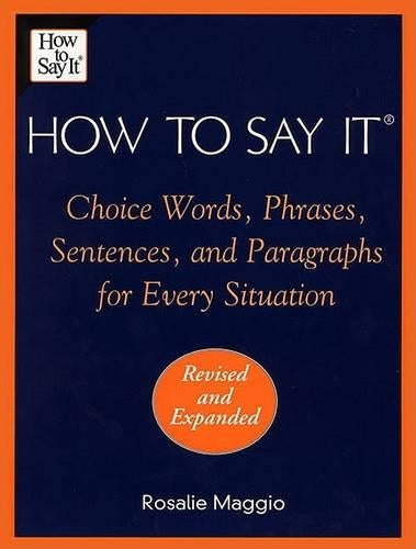 How to Say It, Revised