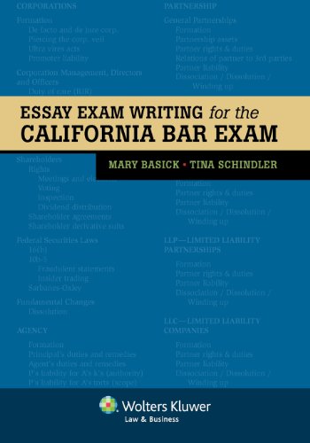 Essay Exam Writing for the California Bar