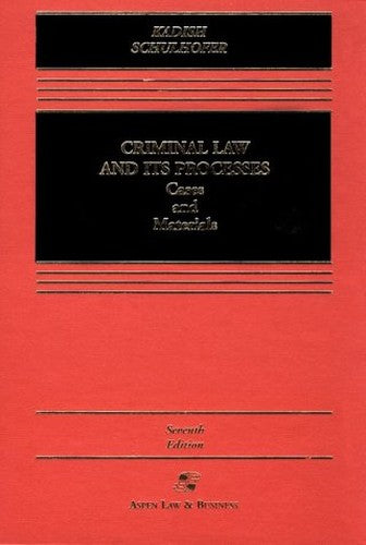 Criminal Law and Its Processes