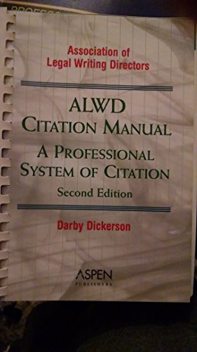 Alwd Citation Manual