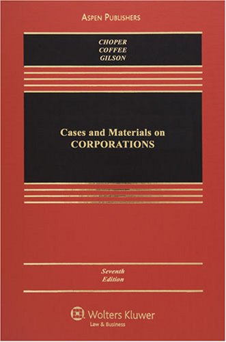 Cases and Materials on Corporations