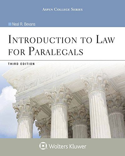 Introduction to Law for Paralegals