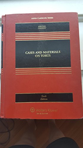 Cases and Materials on Torts