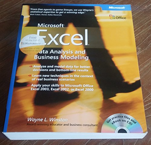 Microsoft Excel Data Analysis and Business Modeling
