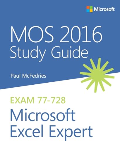 MOS 2016 Study Guide for Microsoft Excel Expert