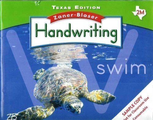 Zaner Bloser Handwriting 2M - Texas Edition - 2nd Grade
