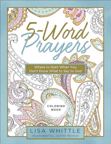 5-Word Prayers Coloring Book
