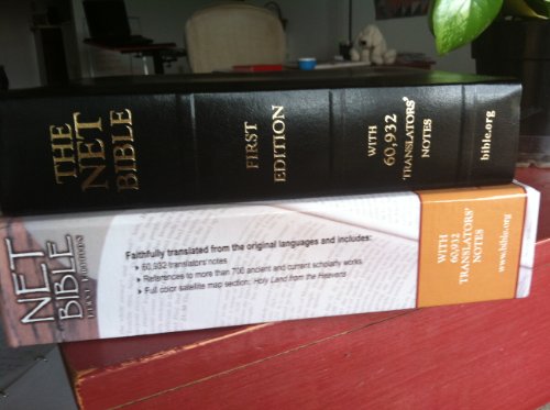 NET Bible First Edition (Premium Bonded Leather Black Saddle)