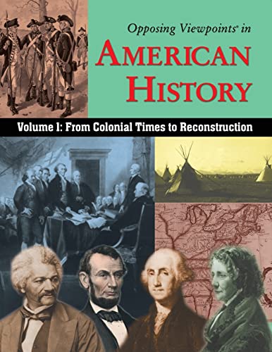 Volume 1: From Colonial Times to Reconstruction