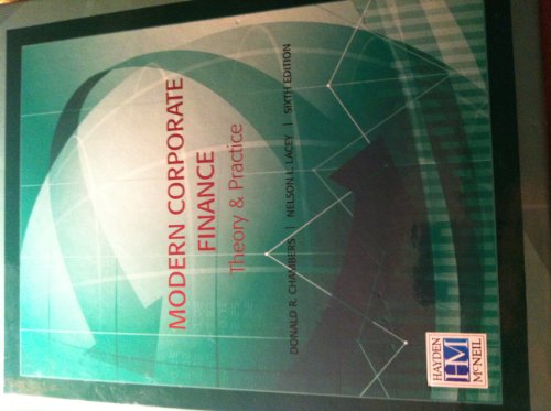 Modern Corporate Finance: Theory