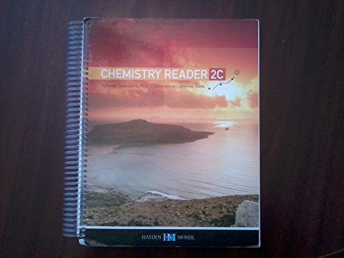 Chemistry Reader CHE 2C UCD Davis (Chemistry Reader 2C, 2C)