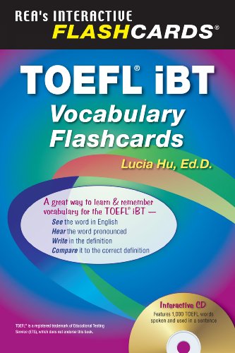 TOEFL Ibt Vocabulary Flashcard Book W/ Audio CD