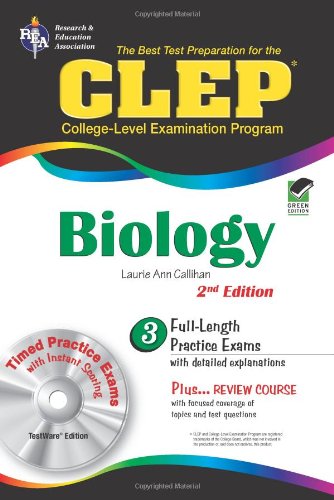 CLEP Biology W/ CD-ROM