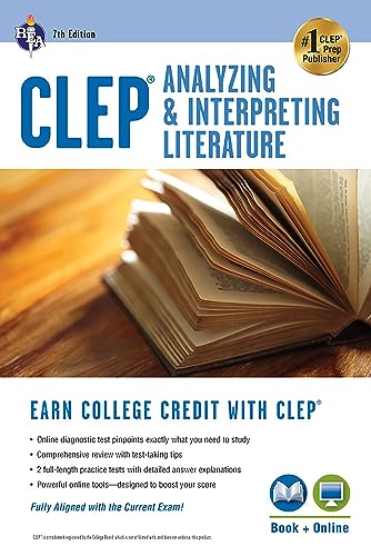 Clep(r) Analyzing & Interpreting Literature Book + Online