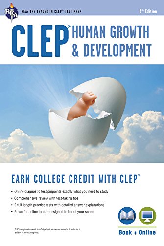 Clep(r) Human Growth & Development Book + Online