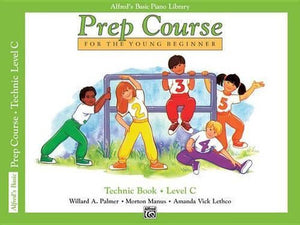 Alfred's Basic Piano Library Prep Course Technic C