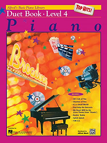 Alfred's Basic Piano Library Top Hits Duet 4