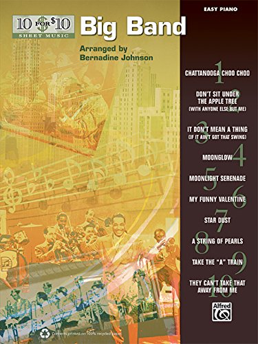 10 for 10 Sheet Music Big Band Classics