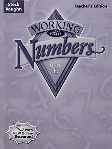 Steck-Vaughn Working with Numbers