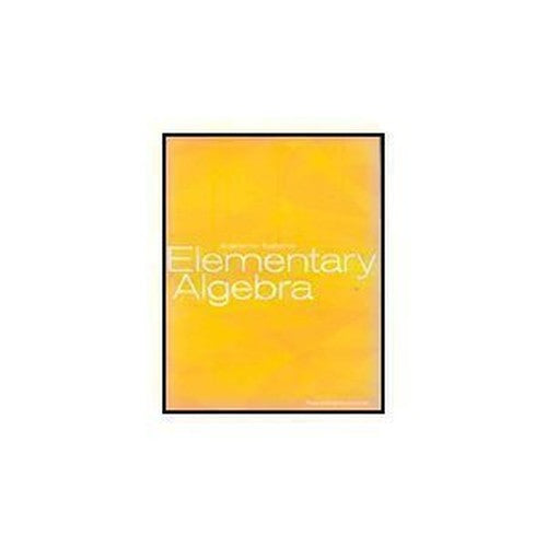 Elementary Algebra (W/Validation Code Card)