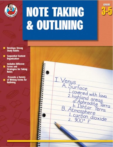 Note Taking & Outlining Grades 3-5