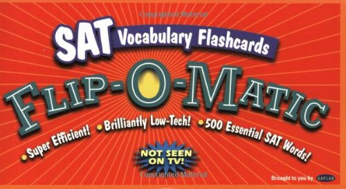 Kaplan SAT Vocabulary Flashcards Flip-O-Matic