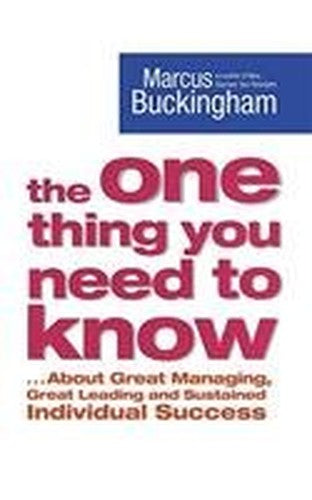 The One Thing You Need to Know