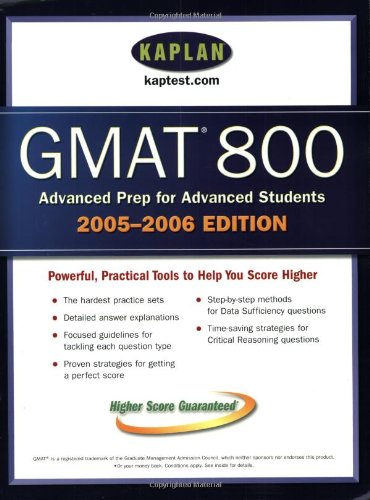 Kaplan GMAT 800