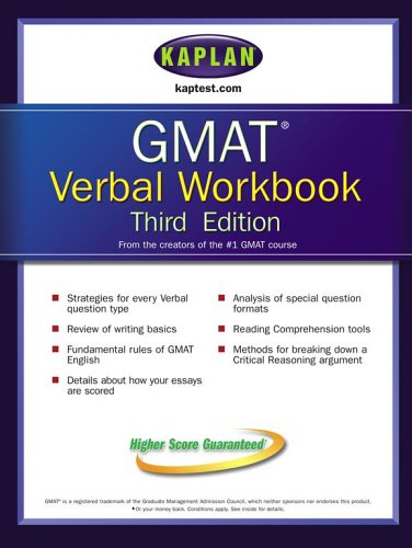 Kaplan GMAT Verbal Workbook
