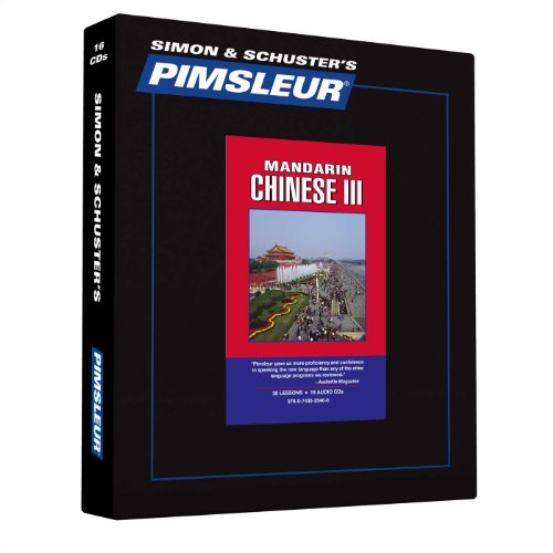 Pimsleur Chinese (Mandarin) Level 3 CD, 3
