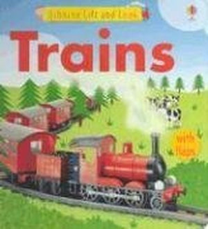 Usborne Lift and Look Trains