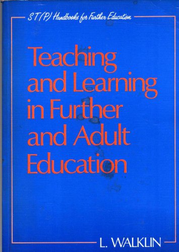 Teaching and Learning in Further and Adult Education