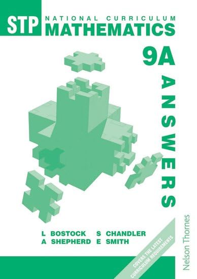 STP National Curriculum Mathematics 9A - Answer Book