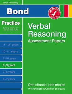 Bond Second Papers in Verbal Reasoning 8-9 Years 