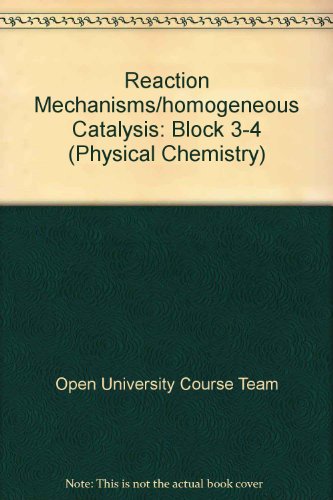 Reaction Mechanisms/homogeneous Catalysis