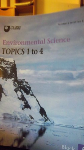 'ENVIRONMENTAL SCIENCE: EXTREME WEATHER, ATMOSPHERIC CHEMISTRY AND POLLUTION, WETLANDS AND THE CARBON CYCLE, CRYOSPHERE (S216 ENVIRONMENTAL SCIENCE)'