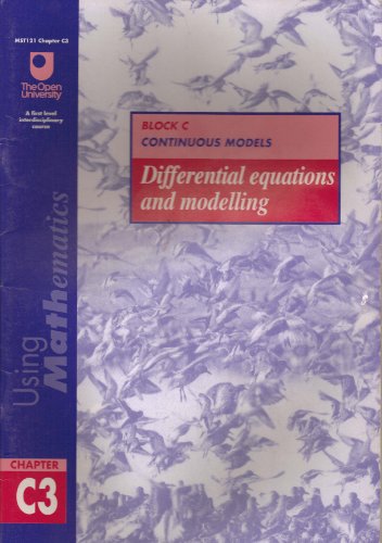 MST121 Chapter C3 Continuous Models (Using Mathematics)