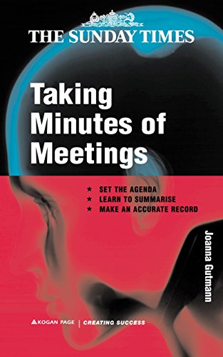 Taking Minutes of Meetings