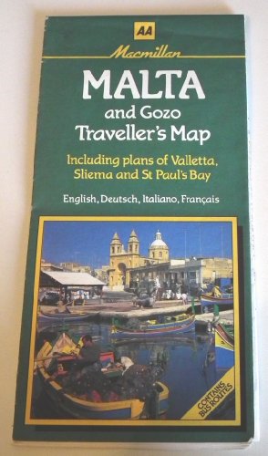 Malta and Gozo Traveller's Map