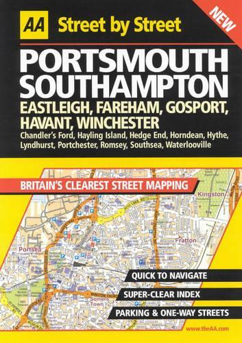 AA Street by Street Portsmouth, Southampton